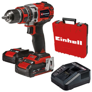 Einhell Power X-Change 18V Cordless Brushless Combi Drill - 2 x 2.0Ah